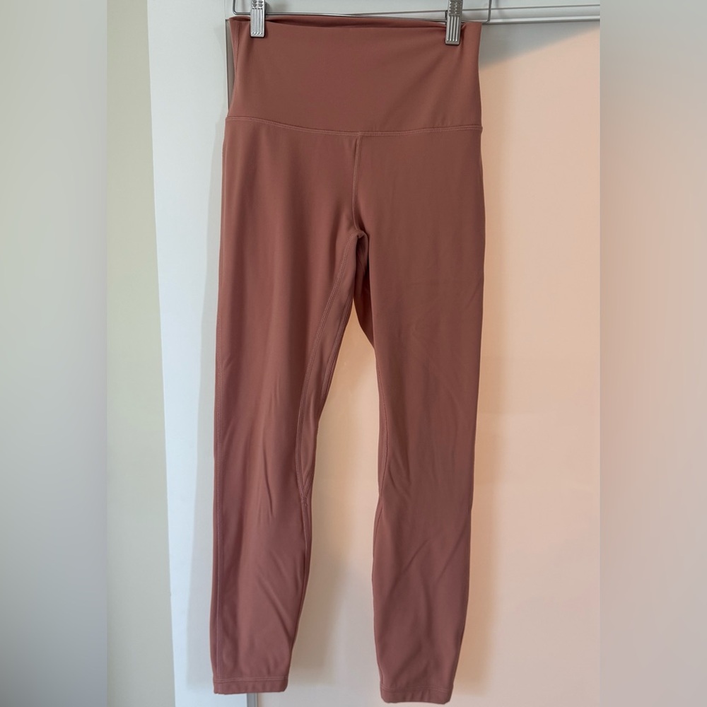Lululemon Align 25” size 6 Dusty Peach Leggings